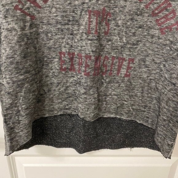 Recycled Karma Short Sleeve Washed Out Shirt. Gray. Medium. Casual, Chic, Comfy - Picture 8 of 11